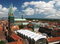 Hamburk, Lübeck, architektura a ostrov Rujána