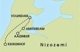 Holandsko - země tulipánů a květinové korzo - Nizozemsko