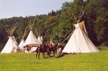 Indiánské táboření s jízdou na koni - Česká republika - Orlické hory a podhůří