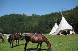 Indiánské táboření s jízdou na koni - Česká republika - Orlické hory a podhůří