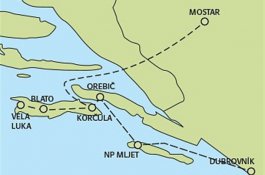 Jižní Dalmácie, ostrov Korčula a výlet do NP Mljet - Chorvatsko