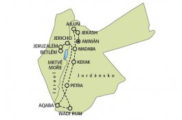 Jordánsko a Izrael - biblické památky a Mrtvé moře - Jordánsko