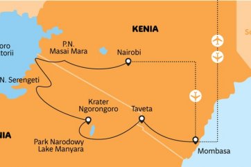 Keňa a Tanzánie - hledání pramene Nilu - Keňa