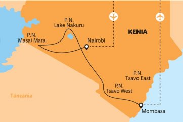 Keňa - co v buši píská - Keňa