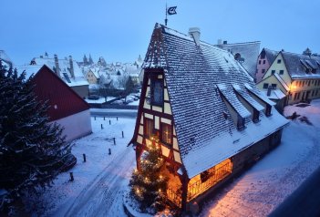 Kouzelné adventní Bavorsko - Rothenburg - Dinkelsbuhl - Nordlingen - Ansbach - Německo - Bavorsko
