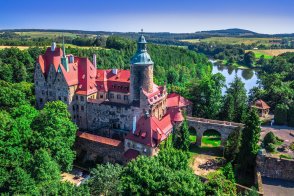 Krásy polských Krkonoš - hrady, zámky a zahrady Jelono-Gorské doliny - Polsko