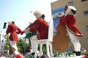 Lázně Hajdúszoboszló a slavnosti květin - Maďarsko - Hajdúszoboszló