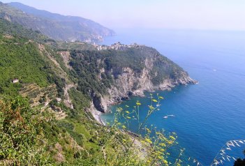 Ligurská riviéra a pobřeží Cinque Terre s koupáním