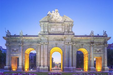 Madrid - pokladnice umění a El Escorial - Španělsko - Madrid