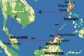 Malajsie, Brunej, Borneo, Filipíny - Filipíny