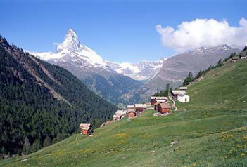 Matterhorn a termální lázně - Švýcarsko