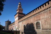 Milano a opera v La Scale a Leonardo da Vinci - Itálie - Miláno