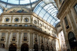 Milano a opera v La Scale a Leonardo da Vinci - Itálie - Miláno