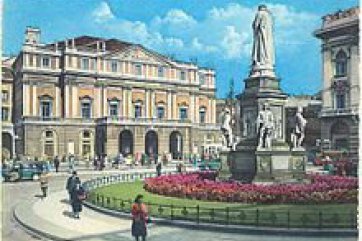 Milano a opera v La Scale - Itálie