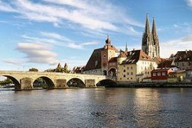 Mnichov a Regensburg a vánoční trhy vlakem
