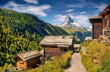 Mont Blanc Express, ohromující panorma Wallisu a Leukerbad - Švýcarsko