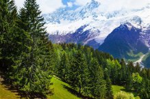 MONT BLANC S KARTOU, ĎÁBELSKÉ ŠVÝCARSKO - Švýcarsko