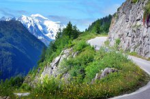 MONT BLANC S KARTOU, ĎÁBELSKÉ ŠVÝCARSKO - Švýcarsko