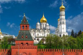 Moskva a kremelská Zbrojnice s poklady ruských carů - Rusko