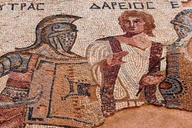 Mozaika s Afroditou - Kypr