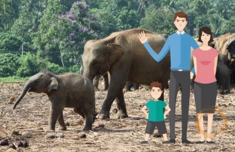 Na Srí Lanku s dětmi