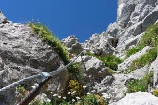 Náročnější ferrata Katrin a Drachenwand - Rakousko
