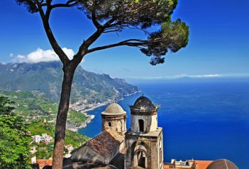 Neapolský záliv, Amalfské pobřeží, Vesuv, Capri - Itálie
