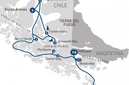 Plavba Charlese Darwina z Ushuaia na lodi Ventus Australis - Argentina
