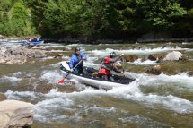 Podkarpatské člunkování - Ukrajina