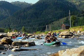 Podkarpatské člunkování - Ukrajina