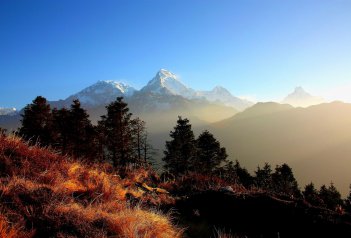 Pohled na Mt. Everest - Nepál