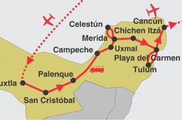 Poklady Chiapasu a Yucatánu - Mexiko
