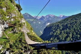 Postalm ferrata, slaňování vodopádů a vysohorský trek - Rakousko