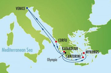 Řecké ostrovy & Benátky - Řecko