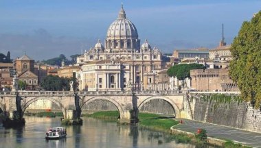 Řím a Vatikán letecky