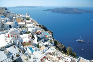 Santorini Reflexions Volcano