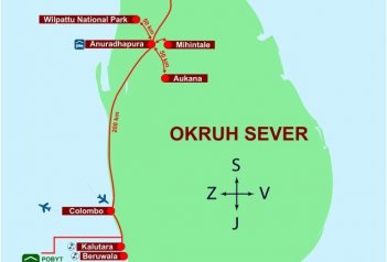    SEVERNÍ OKRUH/INDURUWA    (HOTELY 3* - POLOPENZE / PANDANUS   BEACH HOTEL  - Srí Lanka