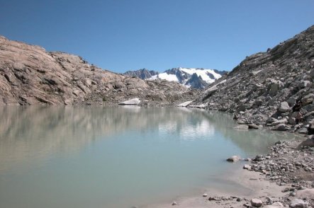 Rakousko, Švýcarsko - Silvretta - perla Alp s kartou - Rakousko