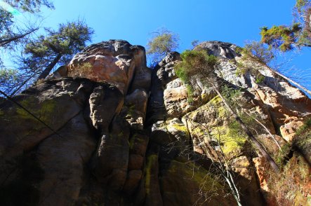 Skalní města východních Čech a jižního Polska - Česká republika