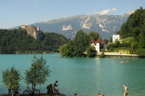 Slovinsko, hory, moře a jezera podzim - Slovinsko