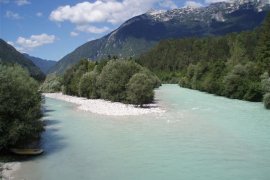 Soča - poznejte královnu slovinských řek - Slovinsko