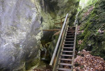 Soutěska Kamenná stěna - Rakousko