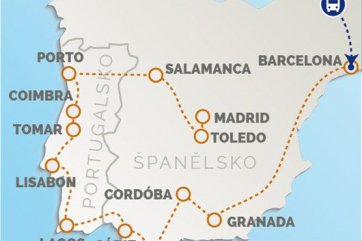 Španělsko a Portugalsko, podrobný poznávací okruh - Španělsko