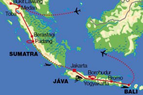 Sumatra, Jáva, Bali - Indonésie
