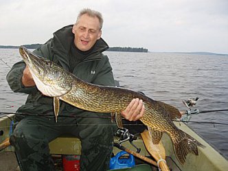Švédsko, rybaření na Flårenu