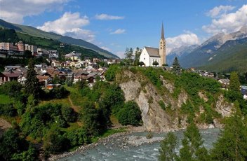 Švýcarsko - Engadin na kole i pěšky