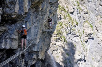 Švýcarsko - Ferraty Bernských Alp - Švýcarsko