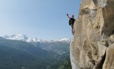 Švýcarsko - Ferraty Walliských Alp - Švýcarsko