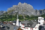 Švýcarsko - Leukerbad - termální lázně a hory - Švýcarsko