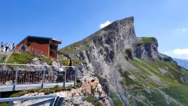 Švýcarsko - Leukerbad - termální lázně a hory